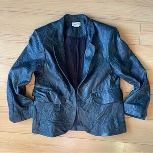 Zadig & Voltaire Genuine Leather Blazer